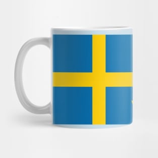 Västerås City in Swedish Flag Mug